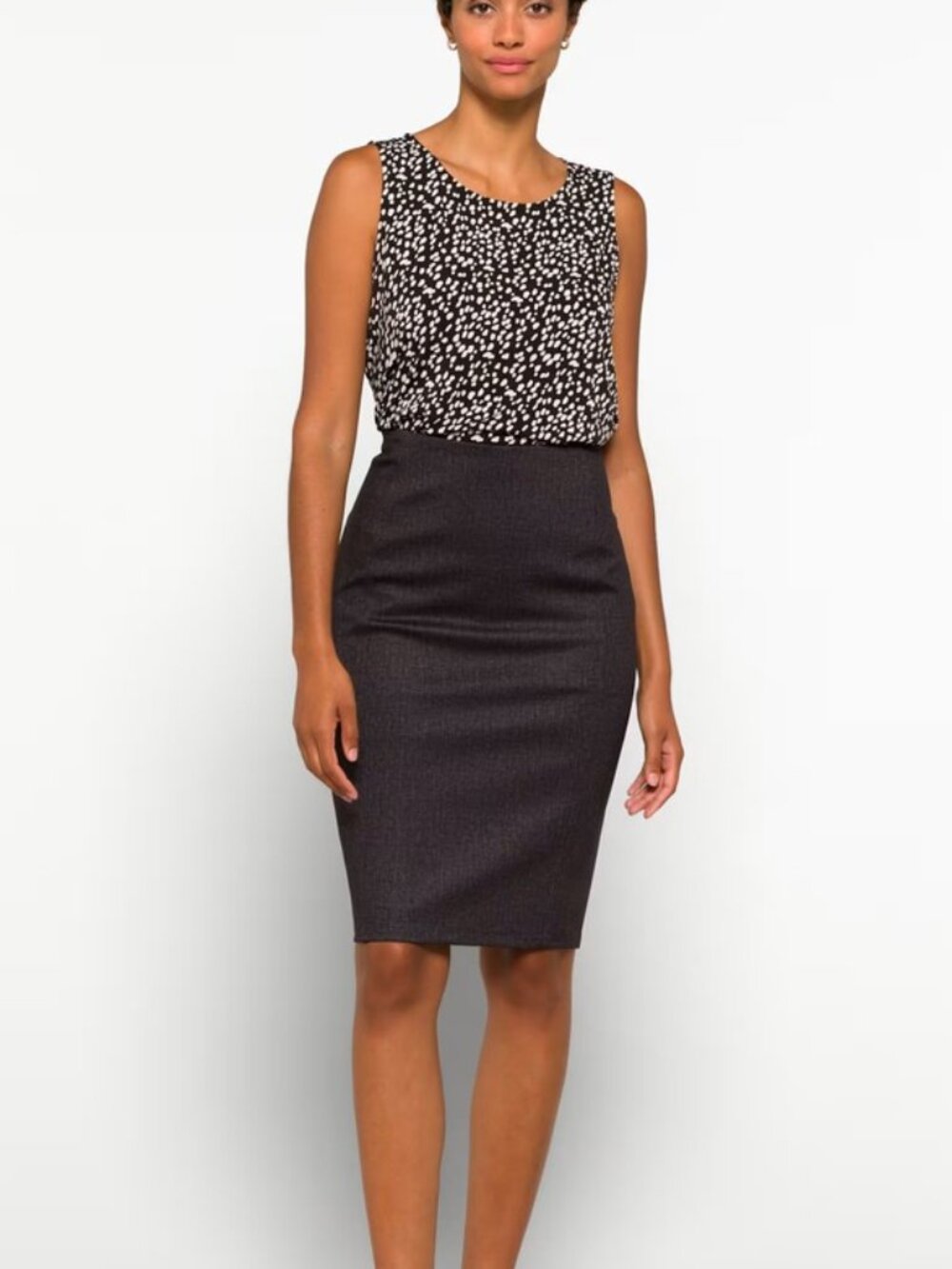 Liverpool Bia Knit Pencil Skirt